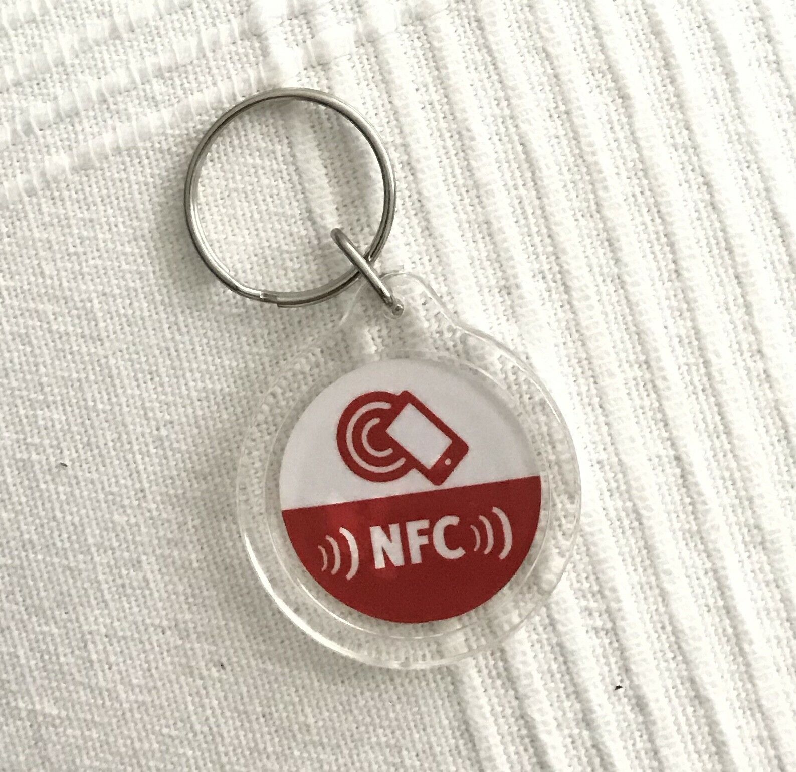 1 x NFC-Tag NTAG213 als Schlüsselanhänger für alle Smartphones geeignet