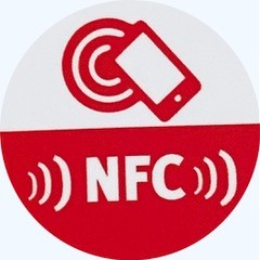 5 x NFC Sticker PVC | NTAG213 | mit 180 Bytes Speicher brutto