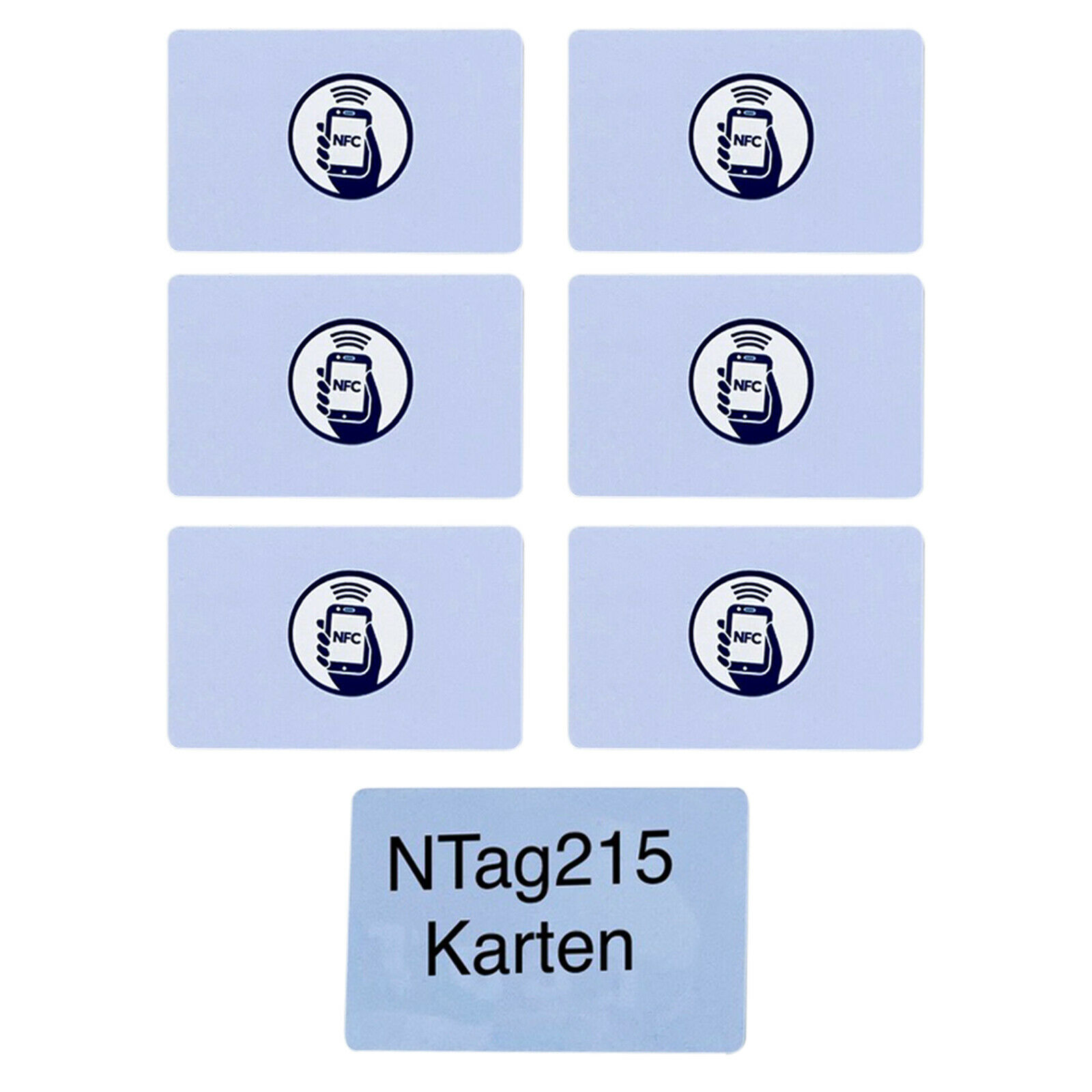 10 x NFC-NTAG215 als Scheckkarte für alle Smartphones u.Amiibo geeignet